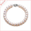 New design white freshwater pearl bracelet