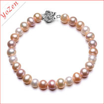 Bronze Multi-color Wedding New design pearl bracelet