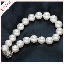 2013 spring design freshwater pearl bracelet with alloy beads