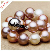 Charming multi-color freshwater pearl bracelet