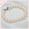White freshwater pearl fashion bracelet