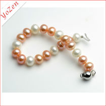 Multi-color charming freshwater pearl bracelet