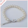 Charming nature white wholesale freshwater pearl bracelet 2013