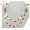 coin freshwater pearl necklace set