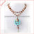 Multicolor and Korea velvet and freshwater pearl necklace designs