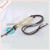 Turquoise and Korea velvet and freshwater pearl necklace designs