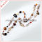 irregular shape frshwater pearl and stone pearl necklace designs
