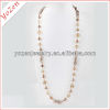 irregular shape frshwater pearl and crystal pearl necklace designs