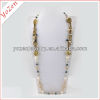 multicolor and mixed size freshwater pearl and stone pearl necklace designs