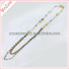 Charming grey freshwater pearl and crystal long pearl necklace designs