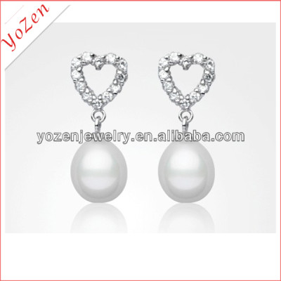 Wholesale fashion freshwater pearl earring 2013
