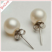925 silver freshwater pearl stud earring