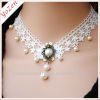 New design Pearl lace necklace