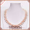 2013 new 3 rows botton pearl necklaces jewelry for women