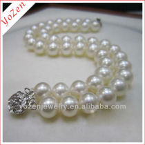 New design lovely flower fashion Pearl necklace handmade