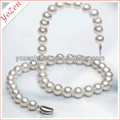 Beautiful high luster near round Freshwater Pearl Beads Necklace