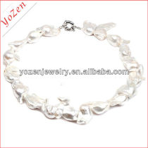 High luster baroque Freshwater Pearl Beads Necklace