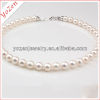 Charmingnear round shape Freshwater Pearl Beads Necklace