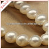 Elegant white near round freshwater pearl friendship bracelet