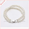 2013 lastest design double row freshwater pearl bracelet multicolor pearl bracelet
