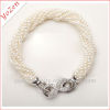2013 new design multilayer near round fashion small freshwater pearl bracelet