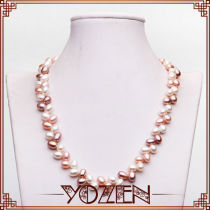 Charming freshwater pearl necklace designs necklace fashion