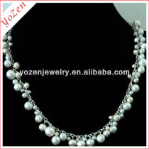 Beautiful white freshwater pearl necklace