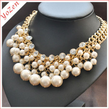 Luxury shell pearl necklace wedding jewelry