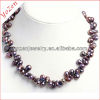 New design irregular shape and freshwater pearl necklace