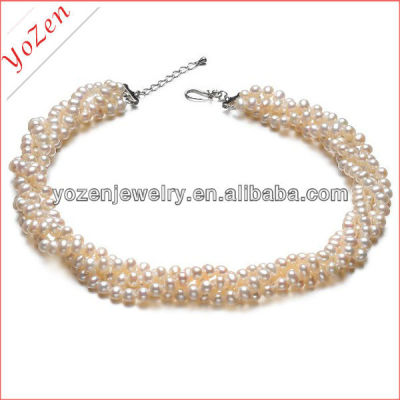 Fashion pattern beautiful freshwater pearl necklace pictures