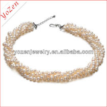 Fashion pattern beautiful freshwater pearl necklace pictures