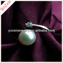 wholesale the teardrop shape freshwater pearl ring