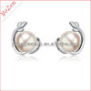 Wholesale Teardrop freshwater pearl earring pearls wholesale