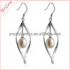 natural freshwater pearl drop earring 925 sterling silver