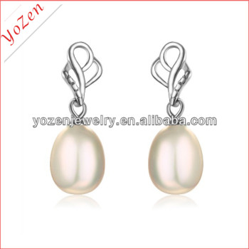 Wholesale Teardrop freshwater pearl earring