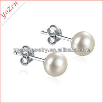 Wholesale charming freshwater pearl stud earring