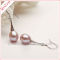 9-10mm natural freshwater pearl drop earring sterling silver