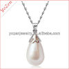 Charming teardrop freshwater pearl pendant jewelry