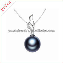 Charming black pearl pendant jewelry