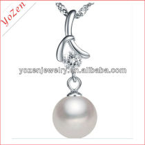 Charming Nature white freshwater pearl wholesale pendant scarves rings