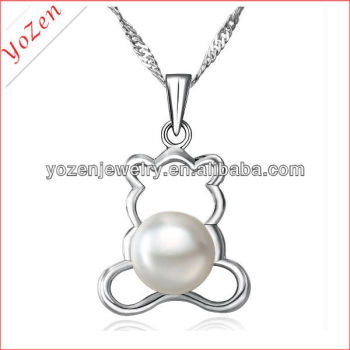 Wholesale Hot sale,crystal,rice freshwater pearl pendant designs