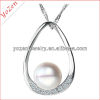 Wholesale multipearl combined freshwater pearl heart pendant