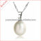 Nature white freshwater pearl pendant