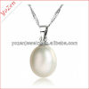 Nature white freshwater pearl pendant