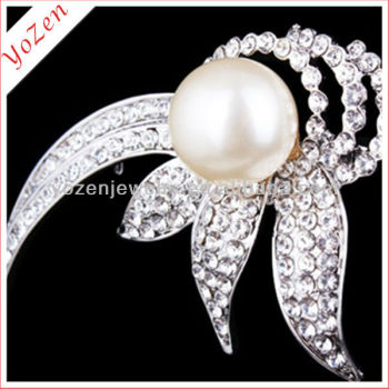 Nature pink pearl wholesale vintage brooches