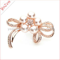 Nature pink pearl wholesale vintage brooches