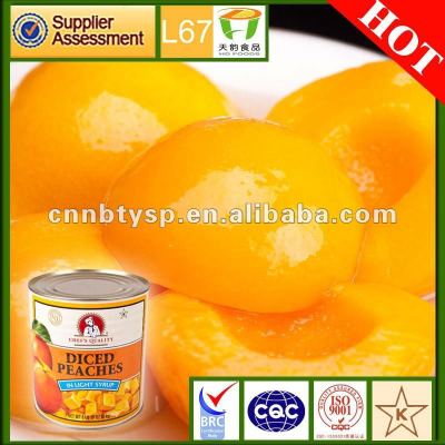 425g fresh canned yellow peach