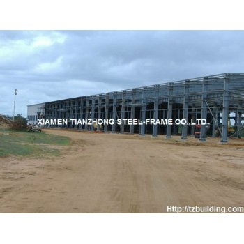 Prefabricated Steel Structure with Large Span for Warehouse, Workshop and Office