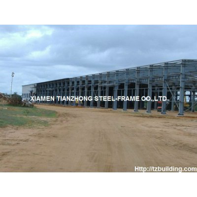 Prefabricated Steel Structure with Large Span for Warehouse, Workshop and Office