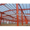 Red Steel Frame with Bracing